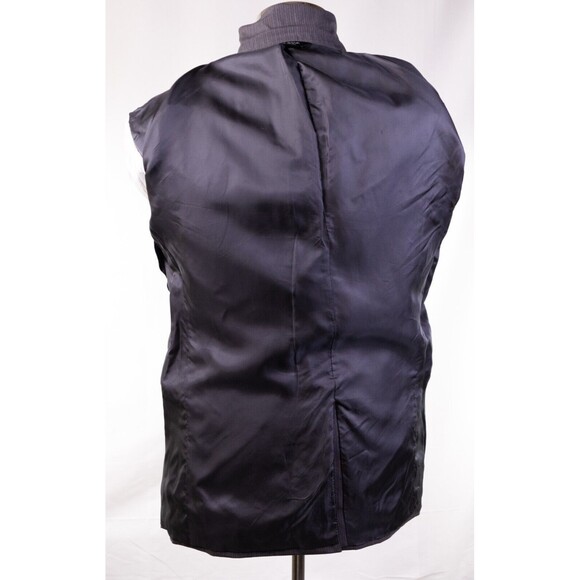 Jos. A. Bank Men 2 Button Grey Blazer 39R Wool Regular Fit Coat Jacket Striped - Picture 10 of 12